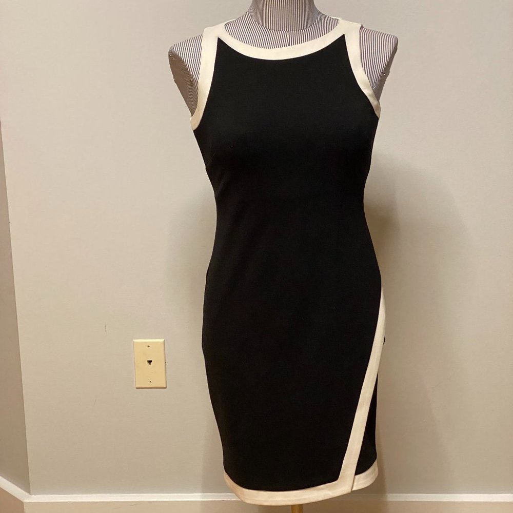 Lauren Black and White Dress